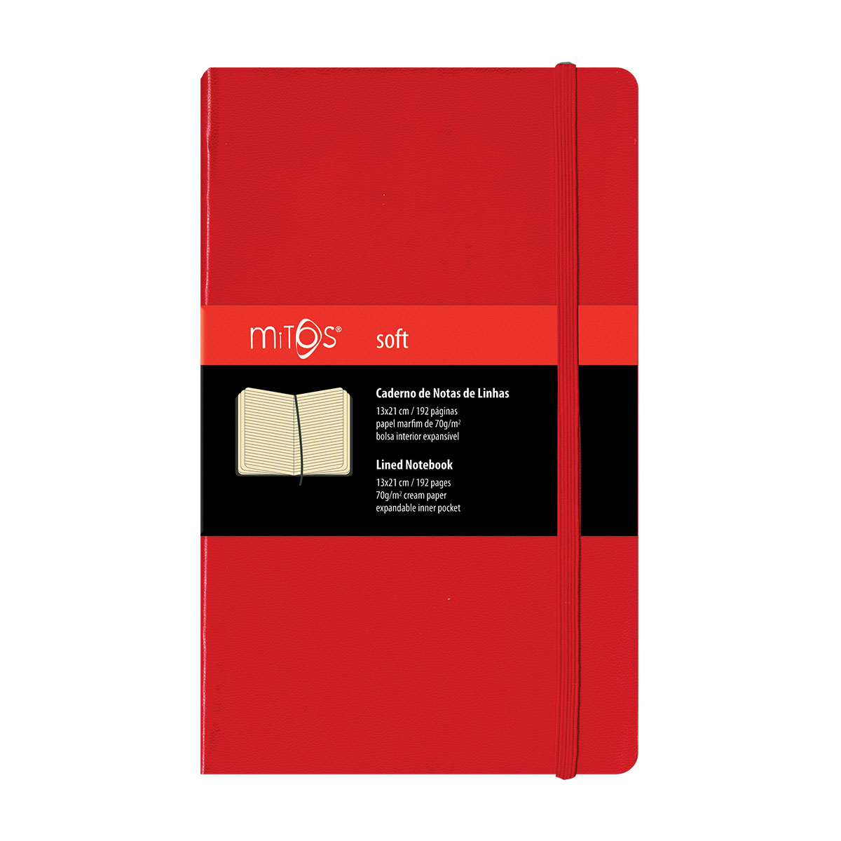 MITOS® SOFT-Caderno Notas Linhas(13x21cm)192pg